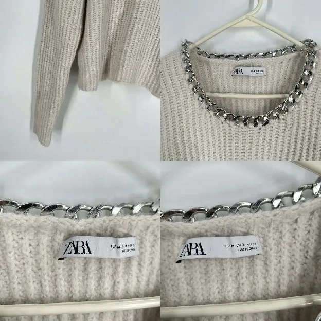 Sweater rajut Zara original size M wanita 