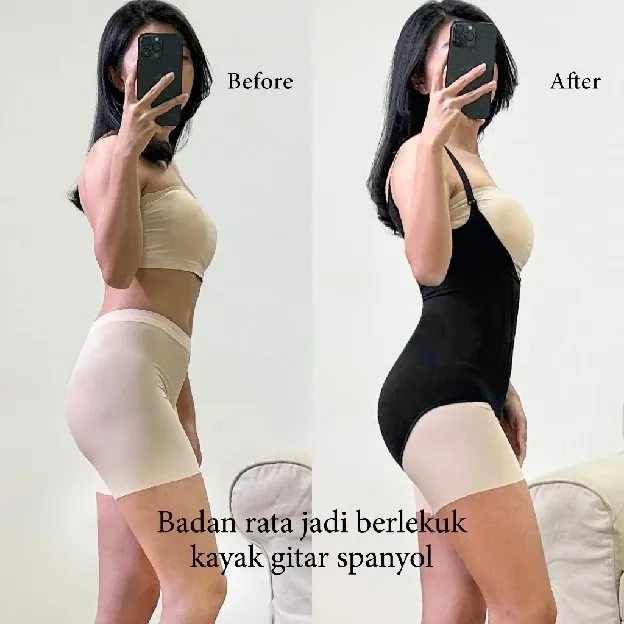 CHESS Bodyshaper / 2x LEBIH CEPAT LANGSING / Shapewear (Tanpa Tulang & Kawat) / Anti Gatal Ruam