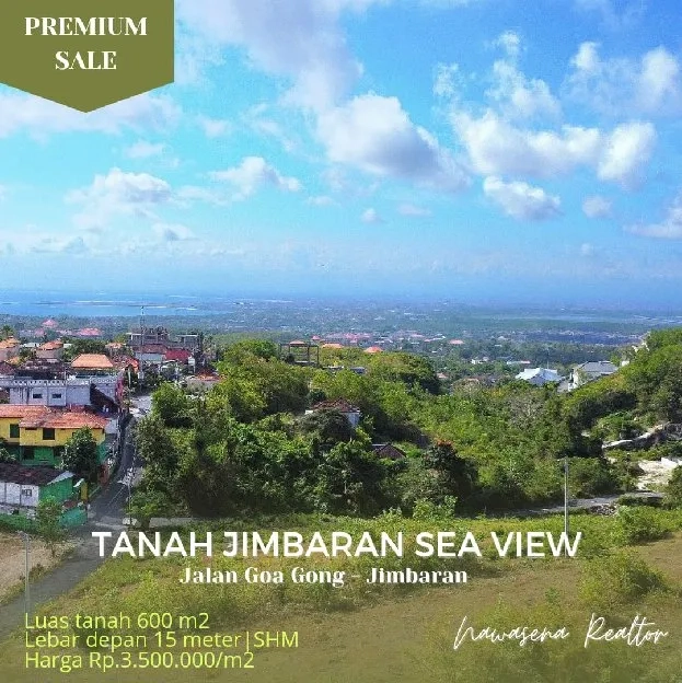 Dijual 14,2 are, Jl. Goa Gong Jimbaran Atas Ungasan Kuta Selatan