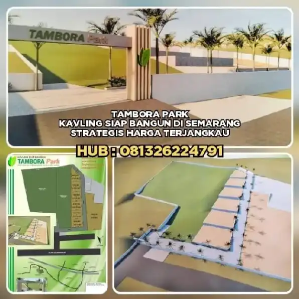 TAMBORA PARK KAVLING SIAP BANGUN DI SEMARANG.STRATEGIS HARGA TERJANGKAU.H: 081326224791>>