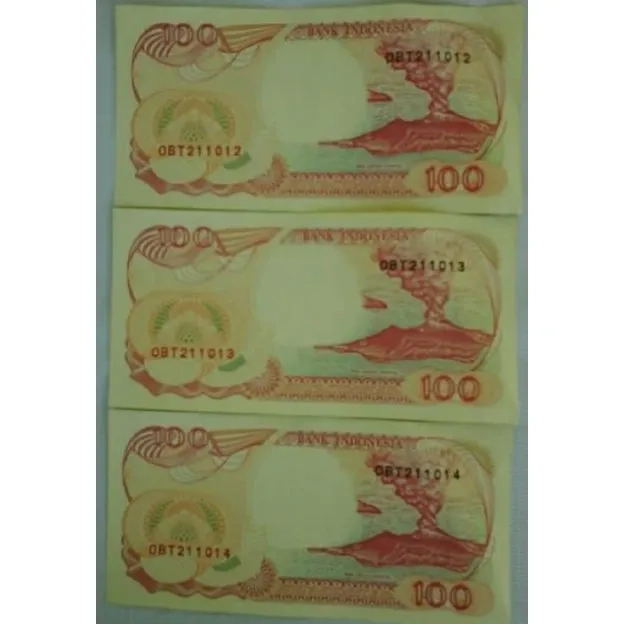 Koleksi Antik dan Kuno Uang Kertas / Banknotes / Paper Money Perahu Pinisi 3 Seri Berurut 1992 002