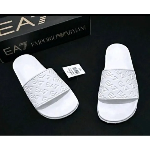 Sandal selop slip on pria emporio armani ea