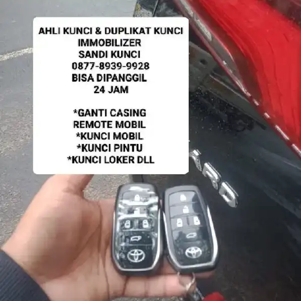 Sandi Kunci Pabelan 0877-8839-9928 Ahli Kunci & Duplikat Kunci Immobilizer