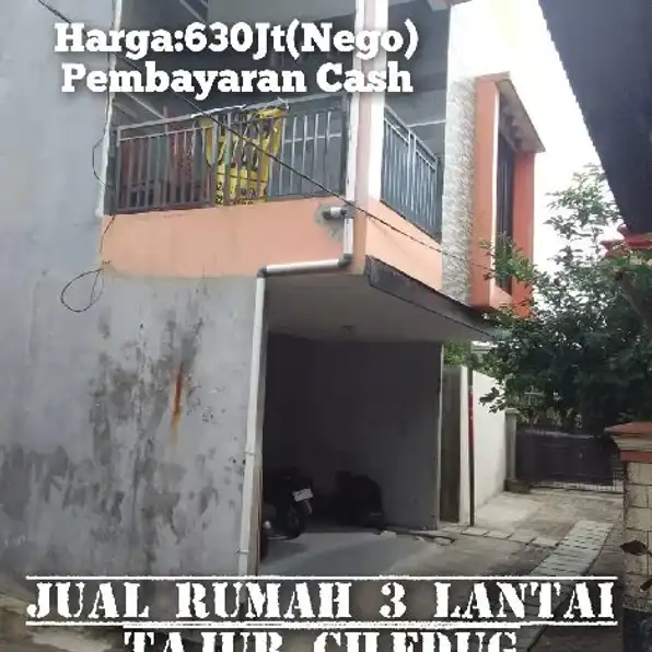 Jual Murah Rumah 3 Lantai