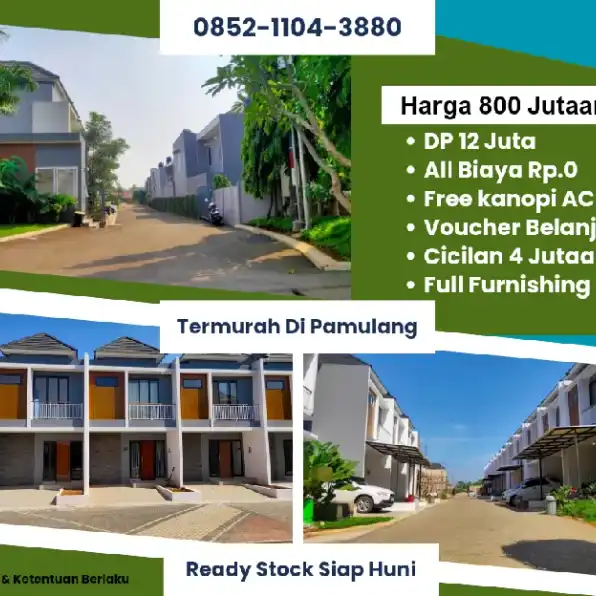 rumah murah 2 lantai 