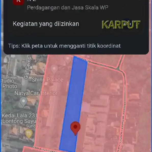 Dijual 28,35 are, Jl. Tegeh Sari Simpang Siur Dewa Ruci SUNSETROAD Kuta Badung Bali