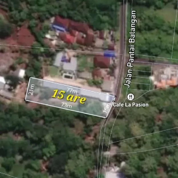 Dijual 15 are, Jl. Pantai Balangan Jimbaran Atas Kuta Selatan