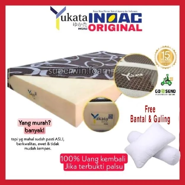 Kasur Busa INOAC YUKATA D24 anti kempes Garansi 15thn Kasur Inoac Superwin Foam