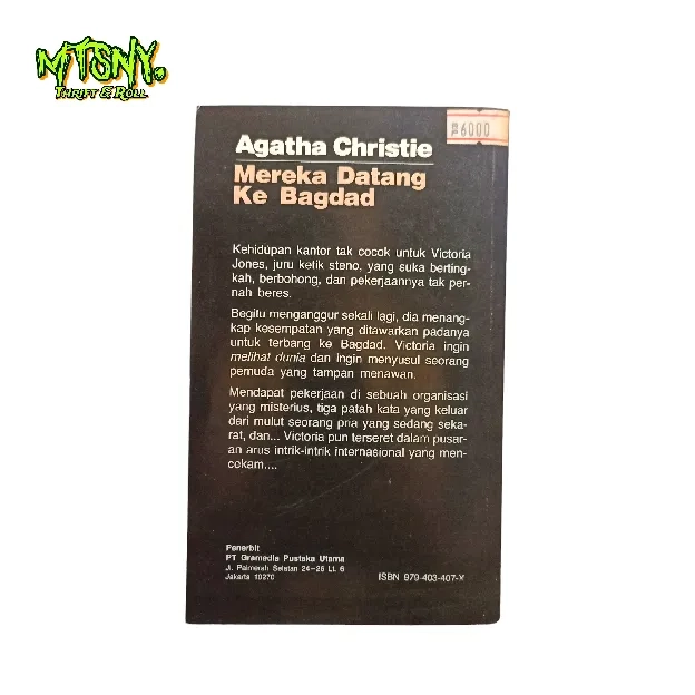 Novel Buku Agatha Christie Mereka Datang Ke Bagdad Gramedia