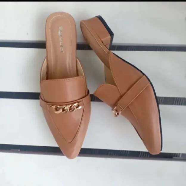 Bisa COD - Sepatu Sandal Syarula Heels Slop - dmn