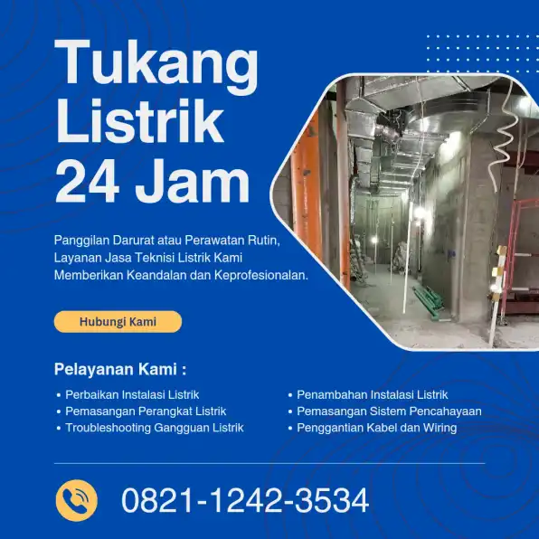 Tukang Listrik Profesional Tangerang Selatan 0821-1242-3534