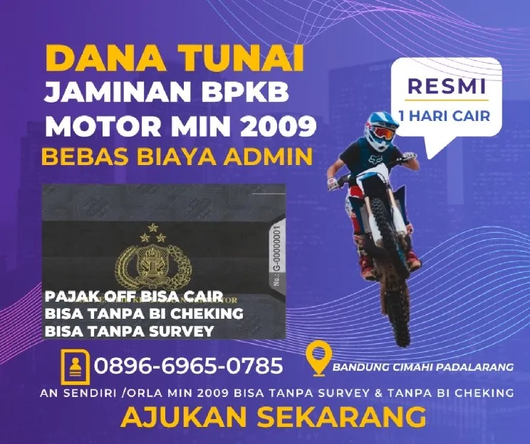 gadai BPKB motor Bandung Cimahi Padalarang 