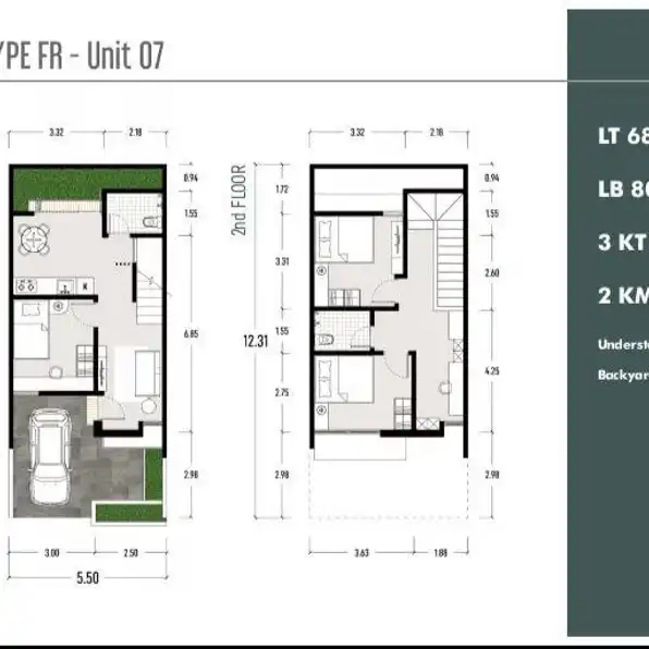 Dijual Rumah 2 Lantai di Arcamanik Antapani Bandung