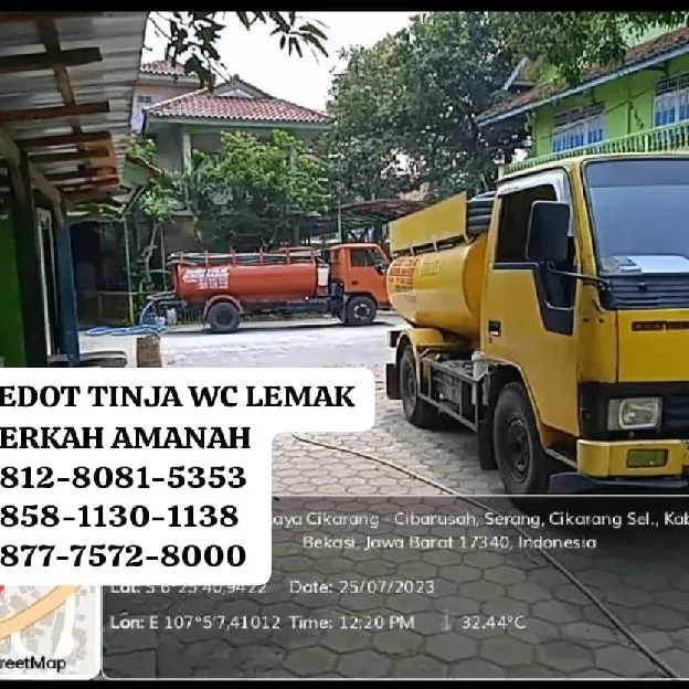 Sedot Wc Limbah Bantar gebang Bekasi 0858-1130-1138 Berkah Amanah