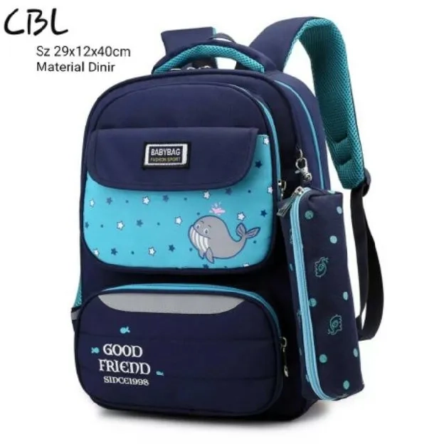 Bisa COD - Tas Ransel Sekolah Backpack