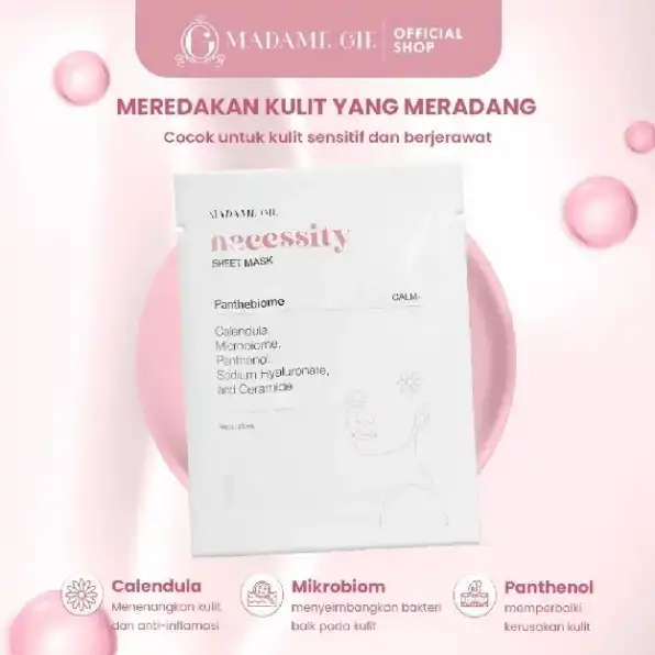 Madame Gie Necessity Sheet Mask - Masker Perawatan Wajah