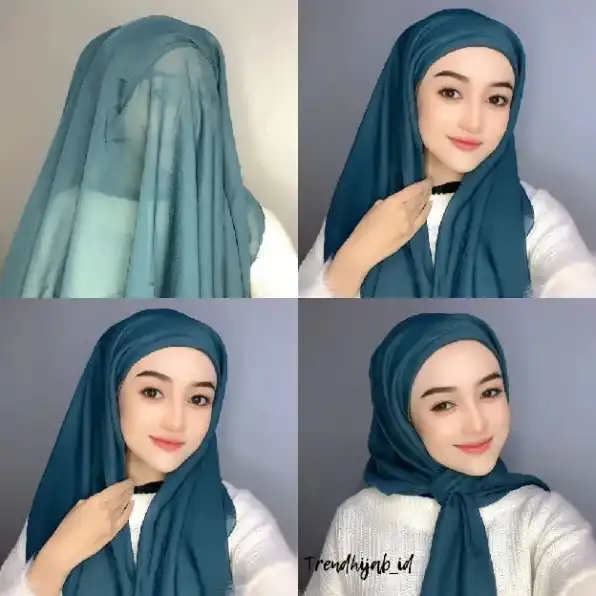 HIJAB JILBAB KERUDUNG SEGI EMPAT INSTAN SQUARE BELLA INNER