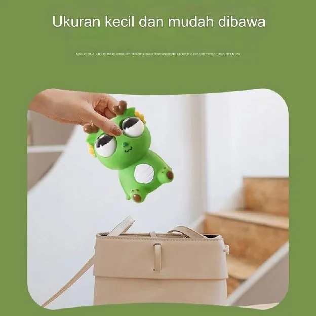 Mainan Naga Remas Lucu, Mainan Ventilasi Boneka Naga Kecil Yang Bermunculan dengan Mata Kreatif，Main