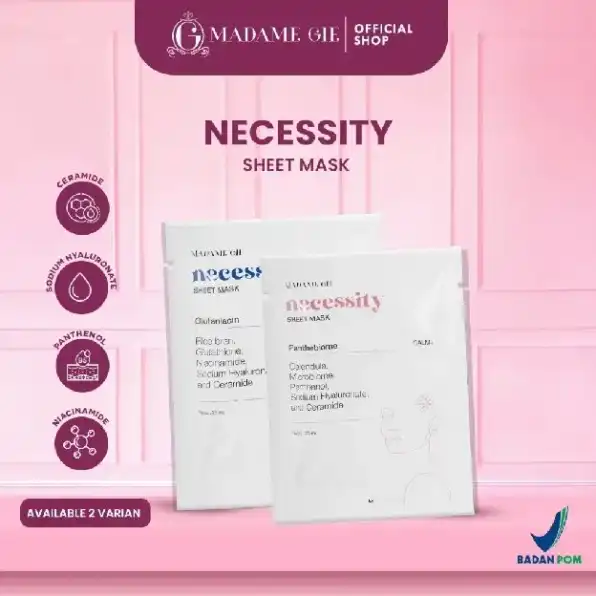 Madame Gie Necessity Sheet Mask - Masker Perawatan Wajah