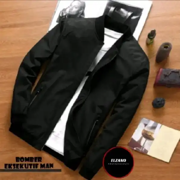 Bisa COD - Jaket Bomber Premium Pria - dmn