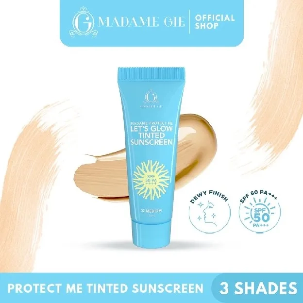 ORIGINAL Madame Gie Madam Protect Me Sunscreen spf 30+++ / Tinted Sunscren SPF 50 PA ++++ / sunscree