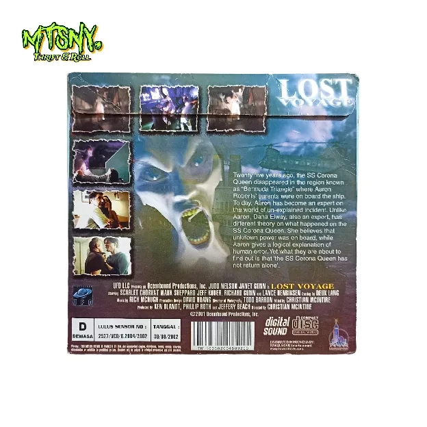 Video CD VCD Film Lost Voyage Horor Barat Action Hollywood