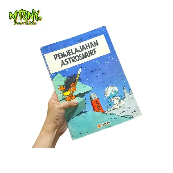 Komik Lebar Eropa Kisah Smurf Penjelajahan AstroSmurf 1986