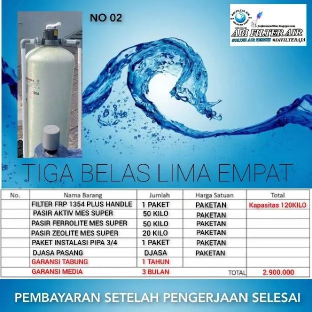 FILTER AIR (penjernih air keruh bosku)