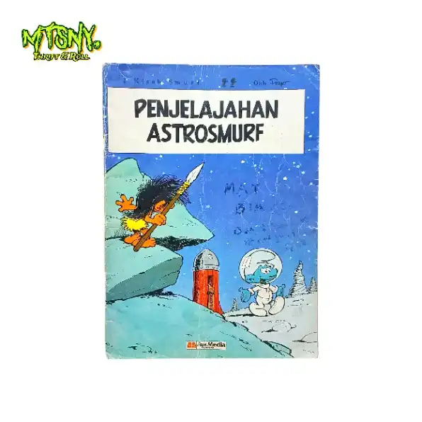 Komik Lebar Eropa Kisah Smurf Penjelajahan AstroSmurf 1986