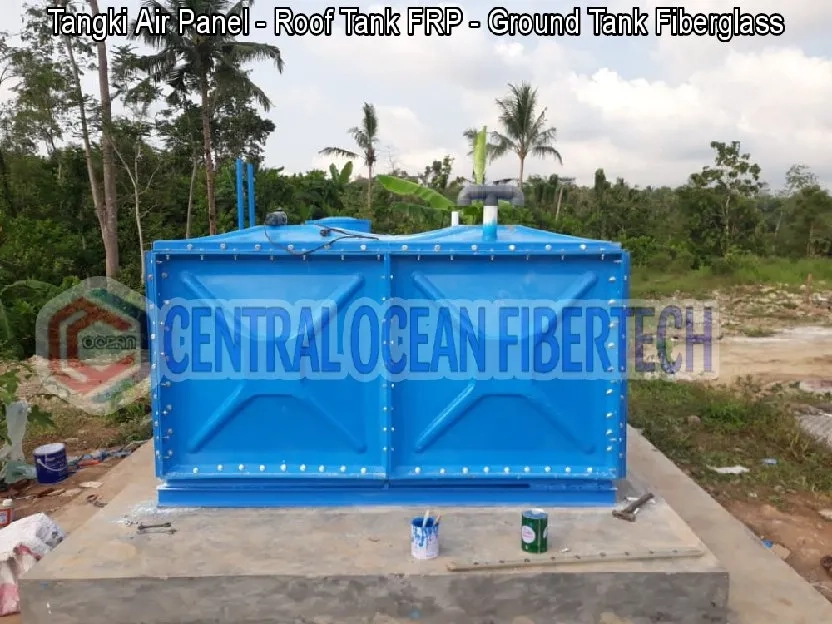 panel tank - ground tank fiberglass,Rooftank central ocean fibertech|| Bergaransi