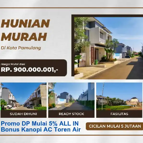 Rumah murah cicilan 5 jutaan