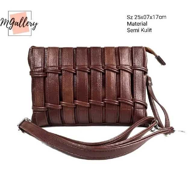 Bisa COD - Tas Selempang Pagar Clutch Wanita