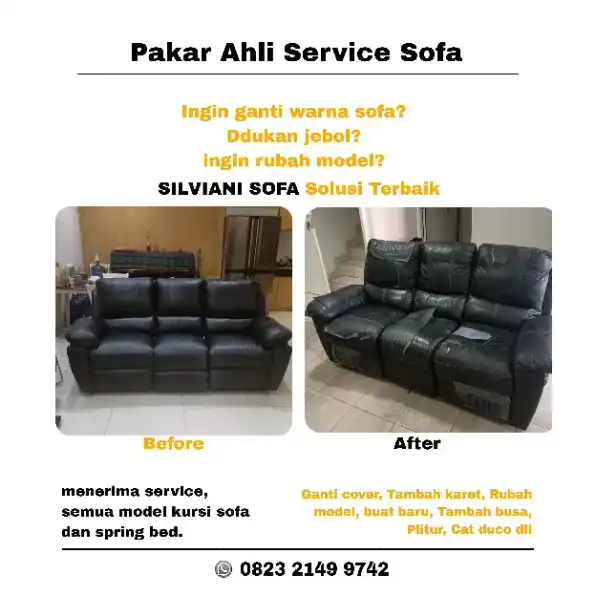 jual jasa service sofa bandung | silviani sofa 082321499742