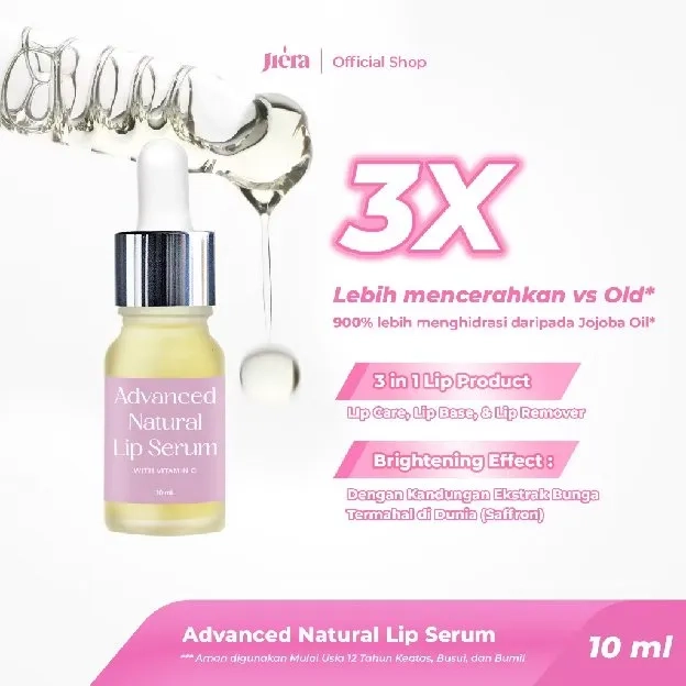 JIERA Advanced Natural Lip Serum with Vitamin C Extra Mencerahkan by JIERA