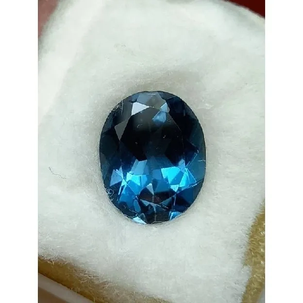 natural blue topaz london 3.95ct