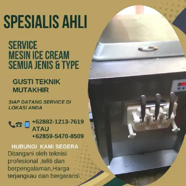 Service Mesin Ice cream Profesional