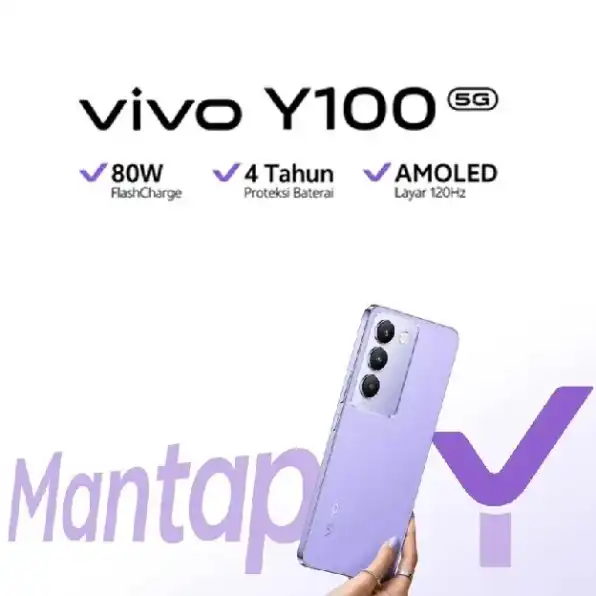 VIVO Y100 5G Y36 8/256GB RAM 8GB + 8GB Extended ROM 256GB 80W NFC