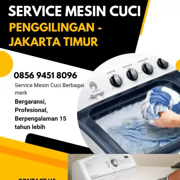 Jasa Service Mesin Cuci Daerah Penggilingan Cakung Jakarta Timur