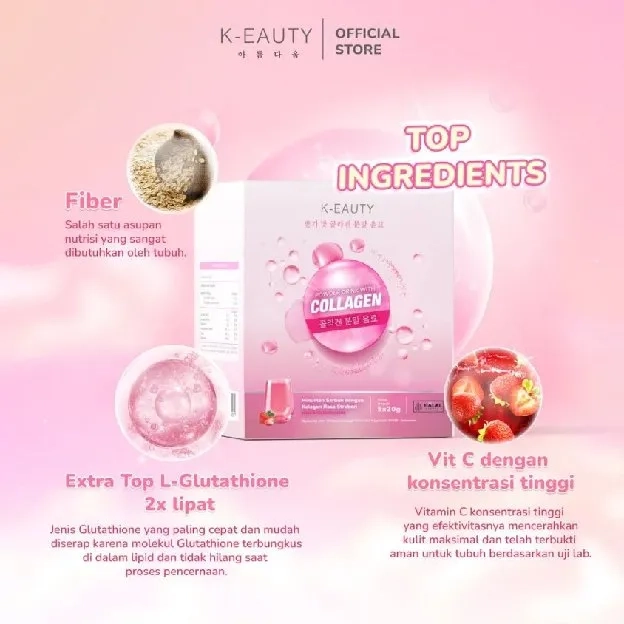 COLLAGEN DRINK PREMIUM MINUMAN KOLAGEN BEAUTY DRINK PEMUTIH BADAN