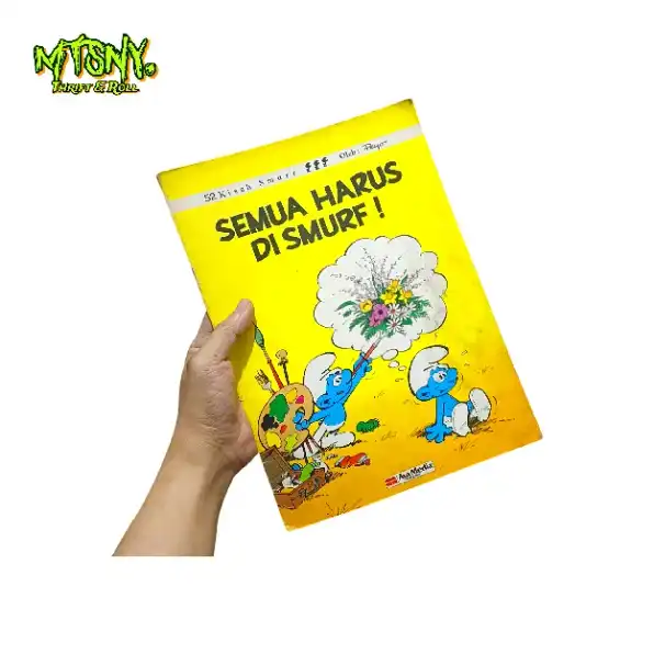 Komik Lebar Eropa Semua Harus Di Smurf Aya Media Pustaka 1989