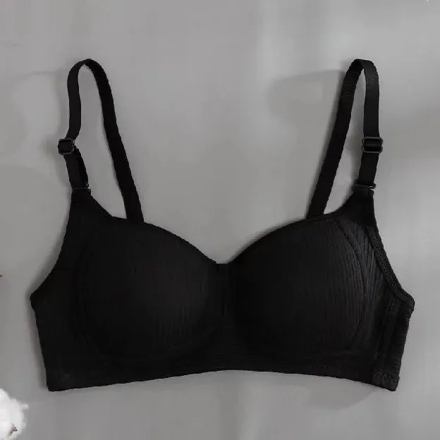 Bra motif garis lurus Push Up Style Senam Zumba Yoga Pakaian Dalam Wanita