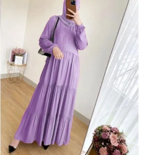 Baju Gamis Jumbo Ld 120 dan 110 Model Terbaru  Fashion  Lebaran Dress XL XxL XxxL Big Size