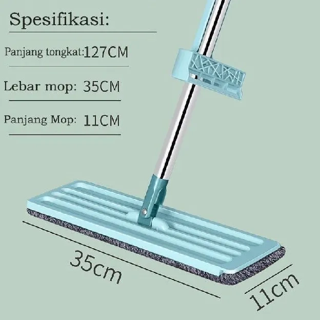 ALAT PEL TARIK FLAT MOP OTOMATIS PERAS TANPA TANGAN ULTRA MOP