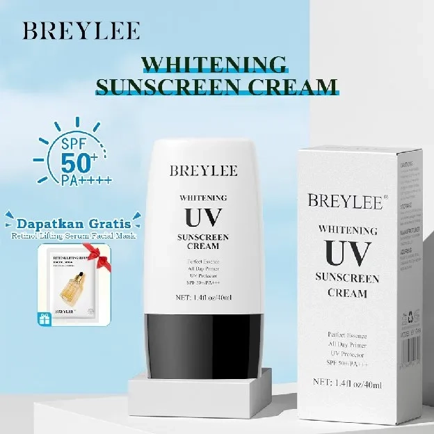 BREYLEE UV Sunscreen SPF 50++++ | WHITTENING UV | UV Protection Skin Barrier -Anti-Aging Krim Pelind