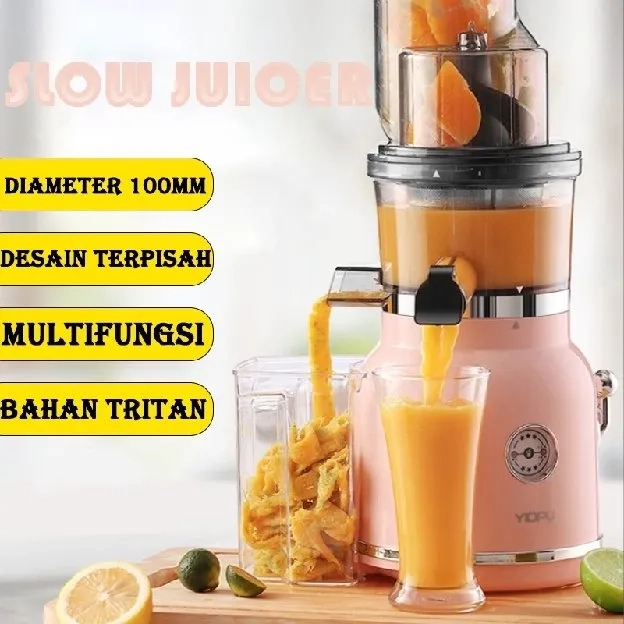 SLOW JUICER 99% FRESH FRUIT JUICE PENGEKSTRAK BUAH IMPORT/ MULTIFUNGSI ALAT PERAS JUICE