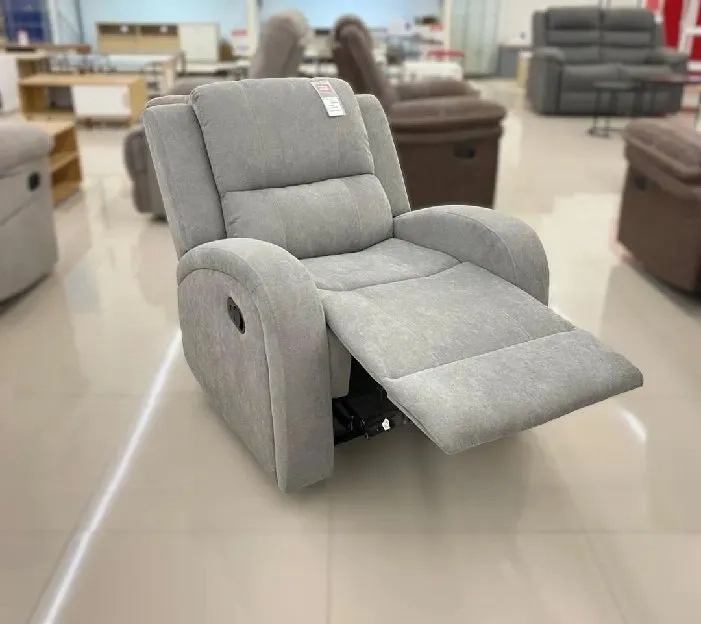 Selma Levin Sofa Recliner 1 Seater Grey - Cream