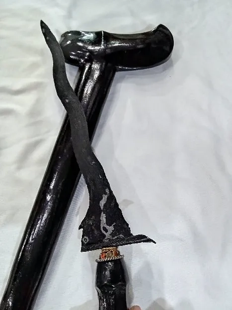 Keris sepuh kebo dengen pamor ceprit Majapahit 