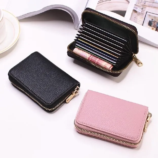 Dompet Kartu Import Kulit PU - Card Holder Import - Dompet Kartu Pria Wanita Fashion Korea - Dompet 