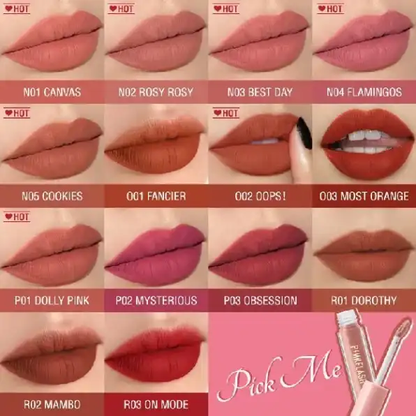 Matte lip gloss lipstik tahan lama anti air