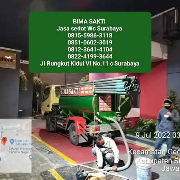 Sedot Wc Rungkut Surabaya 0815-5986-3118 Bima sakti